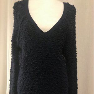 Free People Songbird Pullover Navy Blue XS